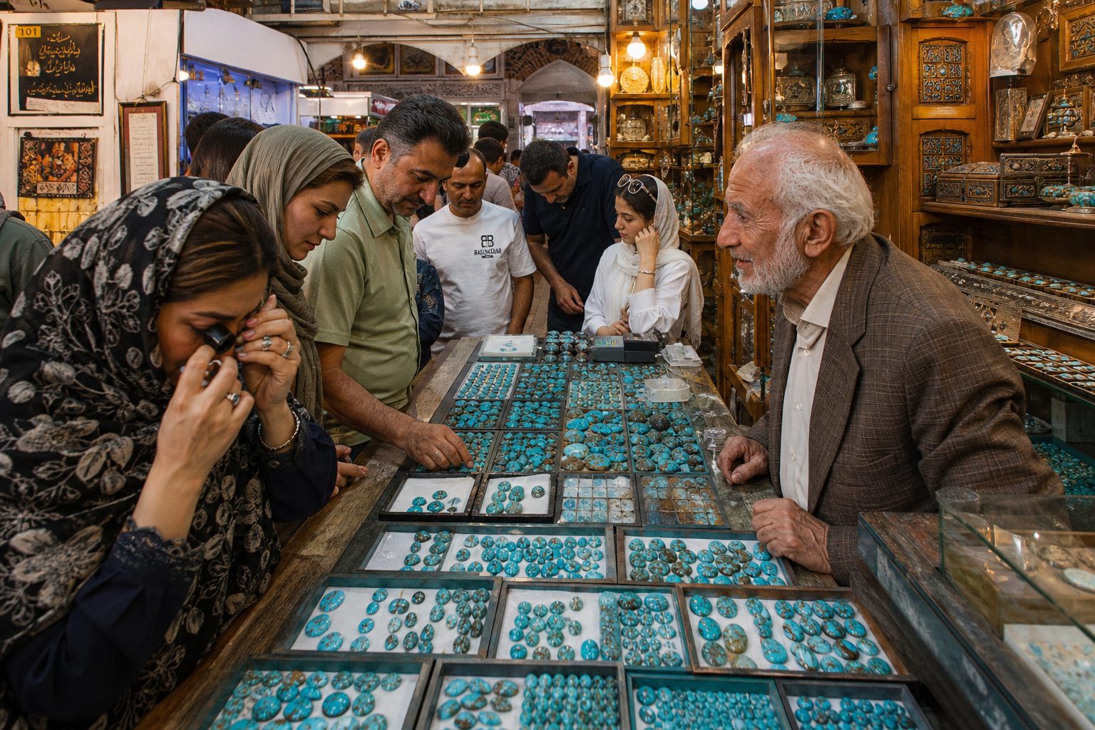 Rohi Gems showroom and gemstone selection
