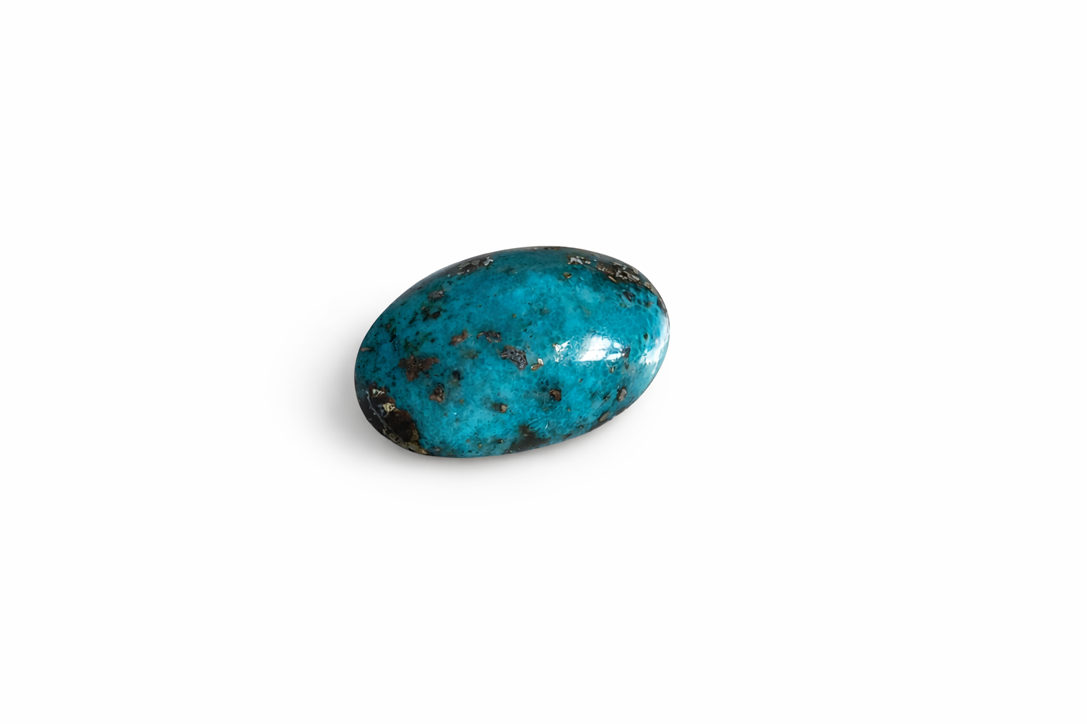 Certified Irani Firoza Kirmani Turquoise Stone 19 carat (Sky Blue Firoza Stone) at Rohi Gems