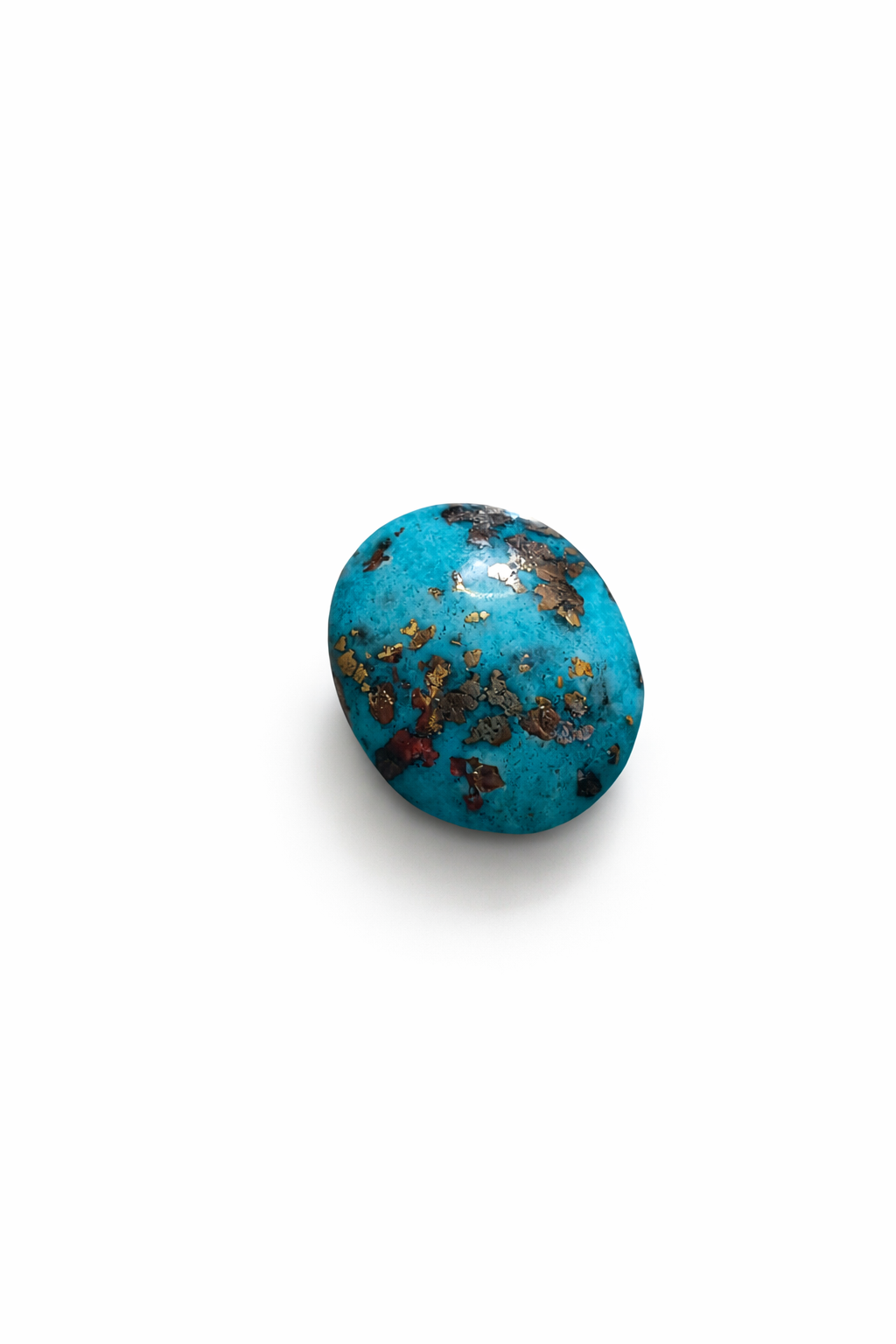 Certified Irani Firoza Kirmani Turquoise Stone 17 carat (Sky Blue Firoza Stone) at Rohi Gems